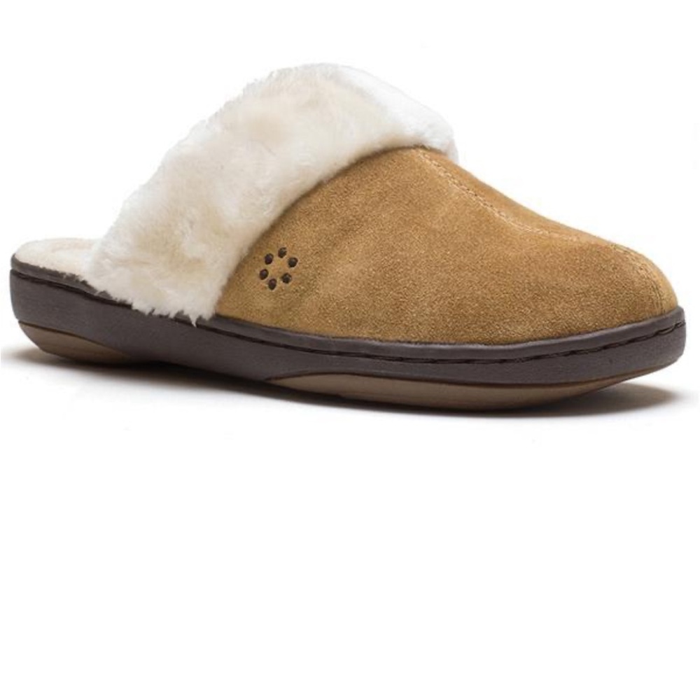 Tempur-pedic women’s kensley slippers color hash brown